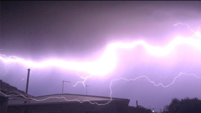Victoria, Australia Lightning Storm 2-22-2014