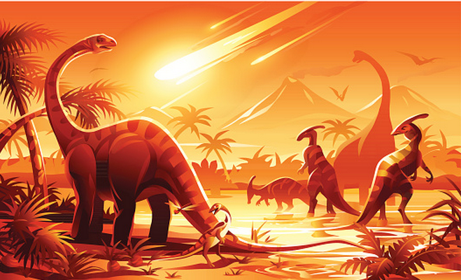 New research has cast doubt on the theory that dinosaurs became extinct 65 million years ago after an asteroid caused a global firestorm. Instead, scientists think that freezing temperatures prompted by blocked-off sunlight wiped the giant reptiles out.